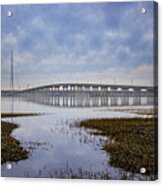 Ponquogue Bridge Hampton Bays Ny Acrylic Print