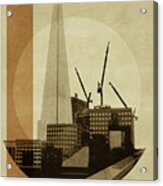 Pop Art Deco London - Shard Acrylic Print