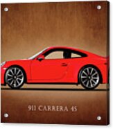 Porsche 911 Carrera 4s Acrylic Print