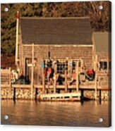 Port Clyde Life 2 Acrylic Print