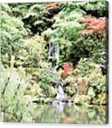 Portland Oregon Japanese Gardens Acrylic Print