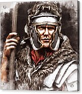 Portrait Of A Roman Legionary - 20 Acrylic Print