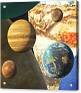 Portrait Of The Planets Acrylic Print