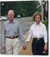 President And Mrs. Jimmy Carter Acrylic Print