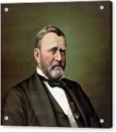 President Ulysses S Grant Portrait Acrylic Print