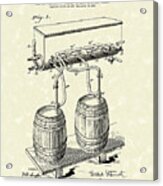 Pressure System 1900 Patent Art Acrylic Print