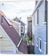 Provincetown Alley Cape Cod Acrylic Print