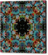 Psychedelic Daisies Acrylic Print