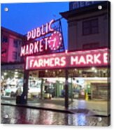 Public Market, Seattle Acrylic Print