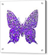 Purple Butterfly Acrylic Print