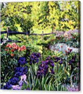 Purple Garden Acrylic Print