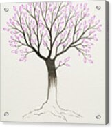 Purple Tree Acrylic Print