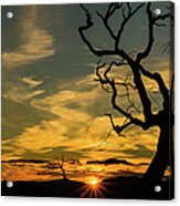 Quill Hill Sunset Acrylic Print