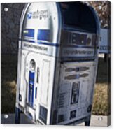 R2d2 Star Wars Mailbox Roswell New Mexico Acrylic Print