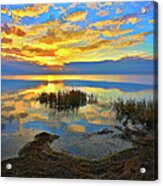 Radical Sunset Over Pamlico Sound Outer Banks Acrylic Print