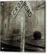 Railroad Crossing Acrylic Print