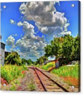 Railroad Tracks Acrylic Print