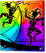 Rainbow Celebration Acrylic Print