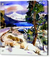 Rainbowbridge Above Donner Lake Acrylic Print