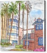 Raleigh Studios In Hollywood, California Acrylic Print