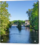 Raritan River - Clinton New Jersey Acrylic Print
