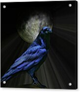 Raven Magic Acrylic Print