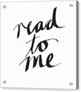 Read To Me- Art By Linda Woods Acrylic Print