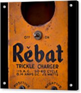 Rebat Vintage Automotive Battery Trickle Charger Acrylic Print