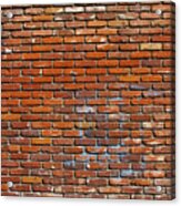 Red Brick Wall Acrylic Print