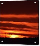 Red Cloud Sunrise Acrylic Print