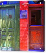 Red Doors Of Boston 3 Acrylic Print