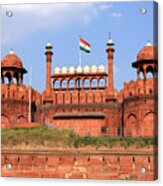Red Fort New Delhi Acrylic Print
