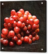 Red Grapes Acrylic Print