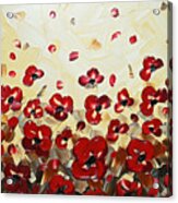 Red Poppy Dance Acrylic Print