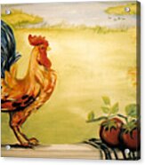 Red Rooster Acrylic Print