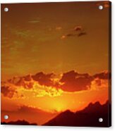 Red Sunset In Africa 2 Acrylic Print