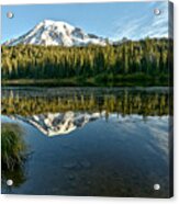 Reflection Lake At Rainier Acrylic Print