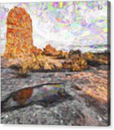 Reflection Of Arches Iii Acrylic Print