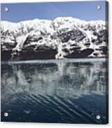 Reflections In Icy Point Alaska Acrylic Print