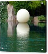 Reflections Of An Orb Acrylic Print