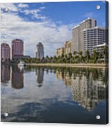 Reflections Of West Palm Beach Acrylic Print