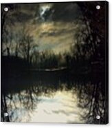 Reflections #river #reflection #nature Acrylic Print