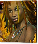 Reggae Woman Acrylic Print