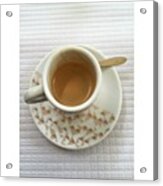 Relax With A Coffee, Lisbon - Your Name Acrylic Print