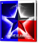 Remember The Alamo Acrylic Print