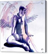 Resting Angel Acrylic Print