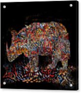 Rhino 1 Organica Acrylic Print