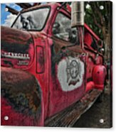 Ridgway Fire Truck Acrylic Print