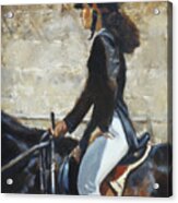 Riding English Acrylic Print