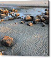 Ripples In The Sand Acrylic Print